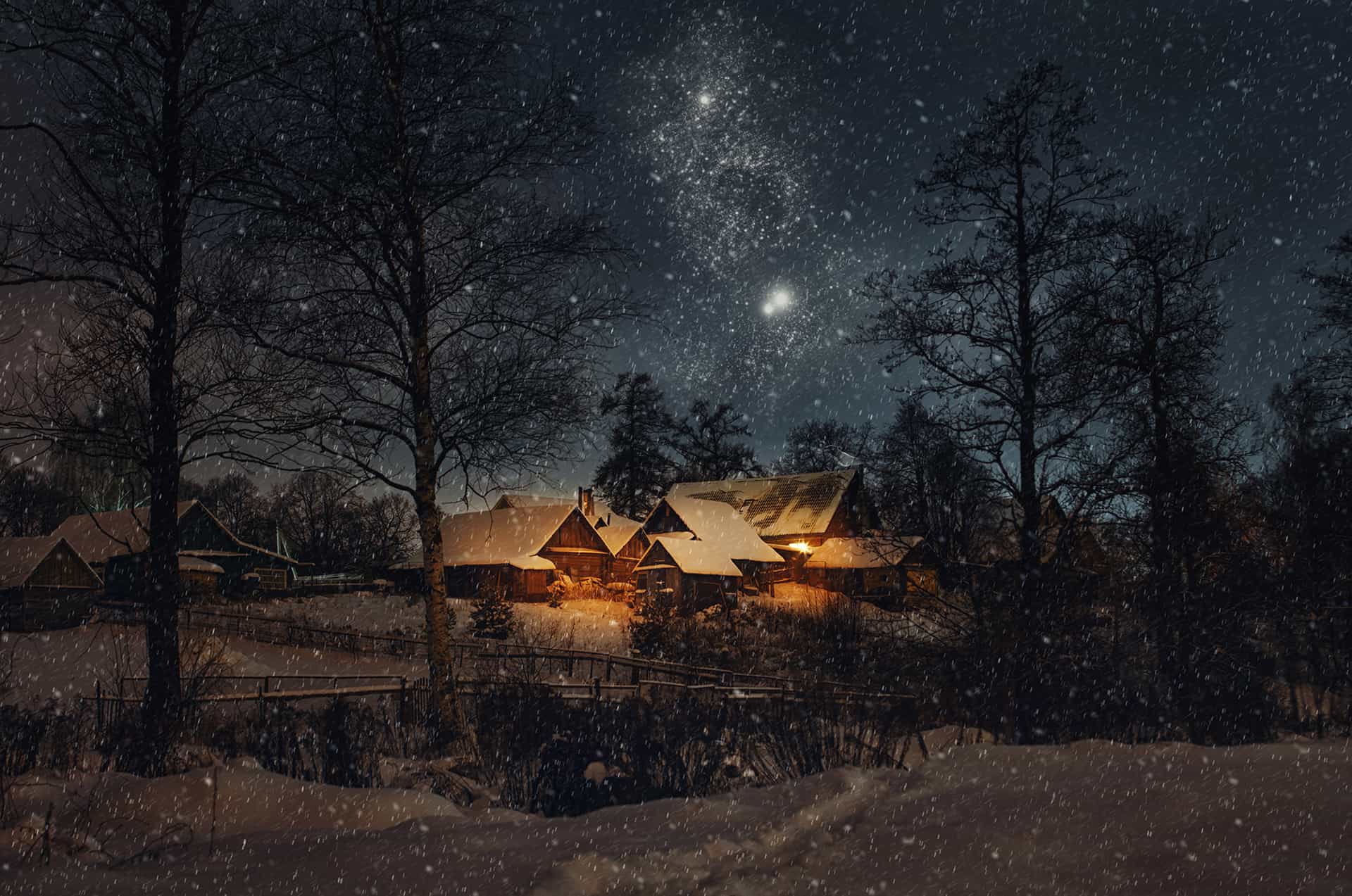 vinterklart hus